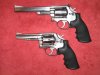 My stainless S&W K frames M66 and M64.jpg