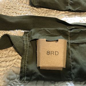 Cardboard sleeve for Garand clips