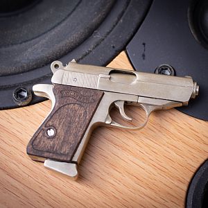 pinfire gun Walther PPK scale