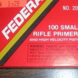 Old Primers, not for 223 or high pressure rifles.