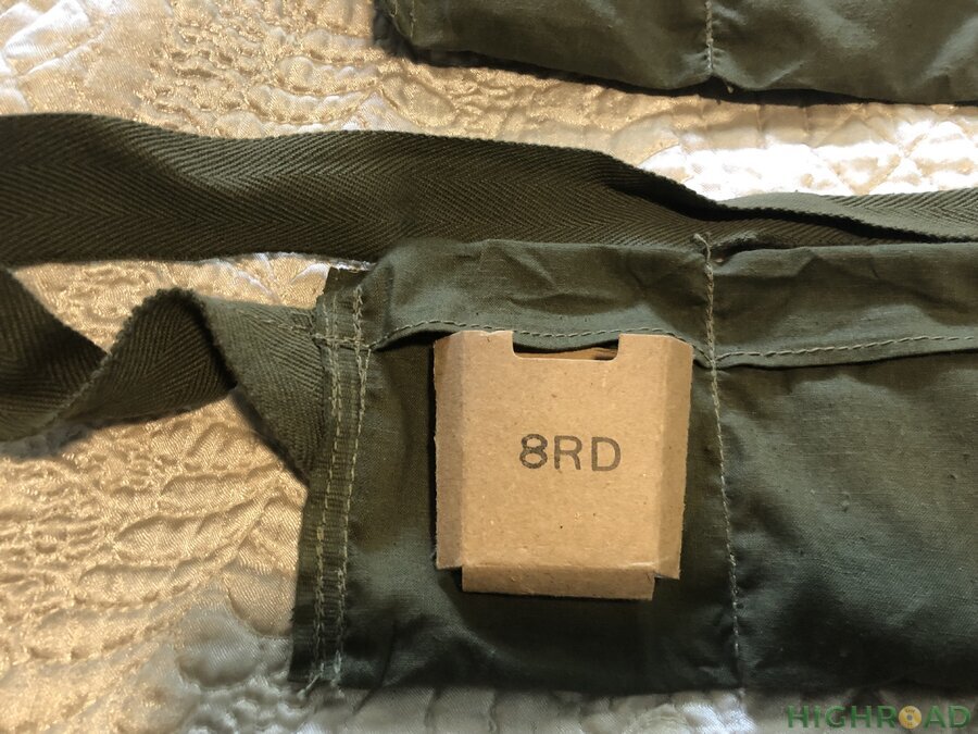 Cardboard sleeve for Garand clips