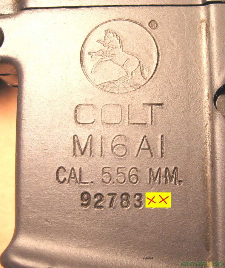 M16A1 carbine- sold  in 2011